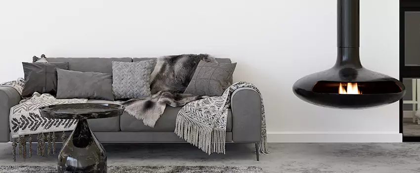 Circular Hanging Fireplace Installation Services in South Houston, TX